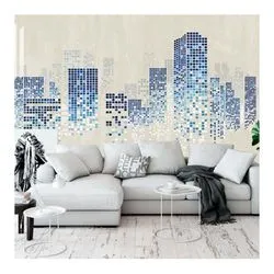 House Decoration 3D Wall Mural Flowers Wall Stickers Tv Background Vinyl Wallpapers Drop Ship photo-2