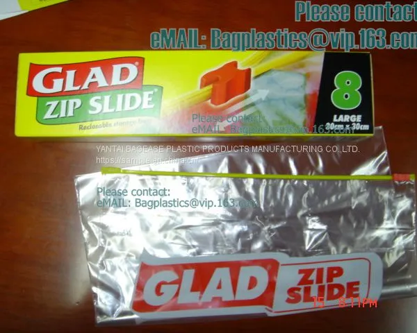 Reclosable Slider Zip Recloseable Shoprite, Deli Bags, Microwave Bags, Slider Bags, School Lunch Pouch, Slider Grip Bags photo-3