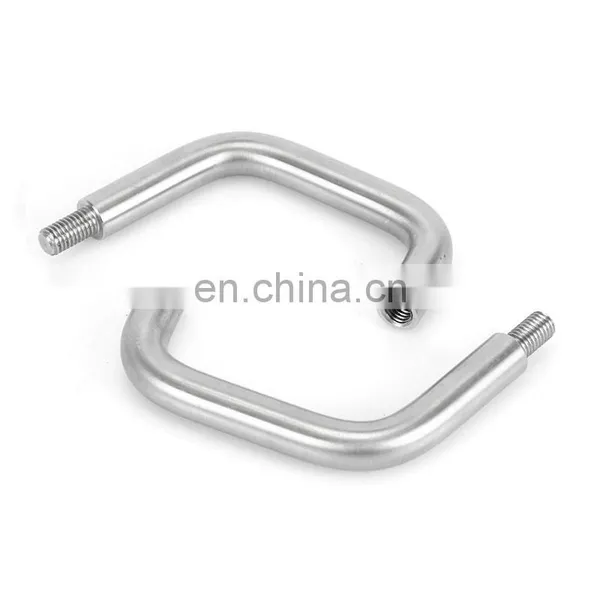 OEM 6061 6063 Aluminum U Bend Type Hose Medical Use Control Gas Liquid Flow With Machining Thread