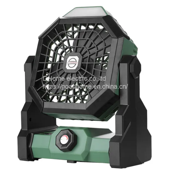 New Outdoor Fan Stepless Speed Control Fan Portable Large Wind Charging Fan Camping Lighting（Wechat:13510231336）