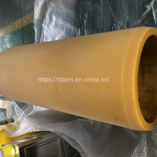 Polyurethane Sleeve PU NBR Material Diameter Increasing Rubber Sleeve Rubber Ring Used for Decoiler Recoiler photo-2