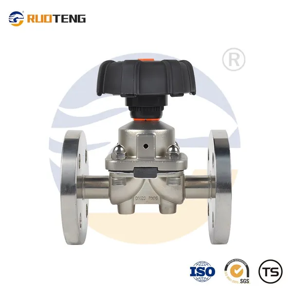 [Ruoteng] Фланцевой мембранный клапан PN16 DN40