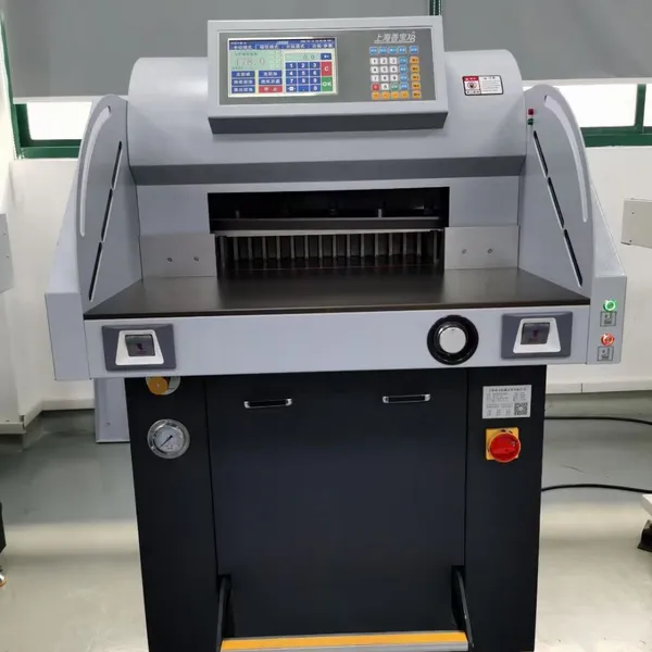 Shanghai Xiangbao XB-AT551-09 Dual Hydraulic Ultra-quiet Paper Cutter photo-4