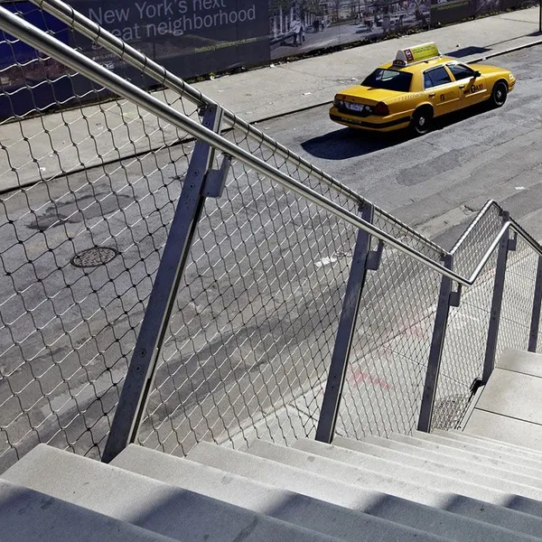 Wire Rope / Ferrule Rope Mesh Stainless Steel Net Stair Railing Mesh Protection Mesh Woven Diamond Plain Weave photo-5