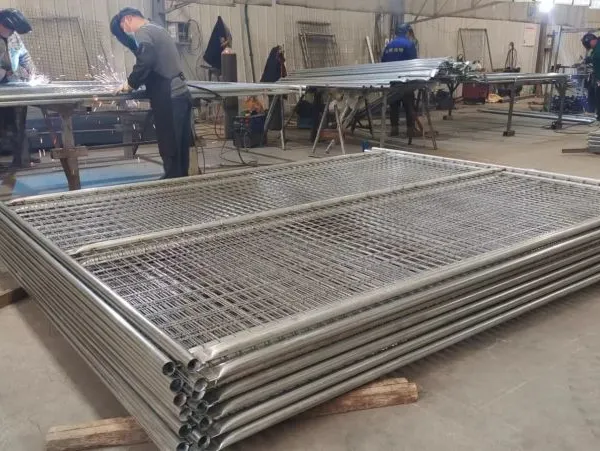 Wholesales Price Fence Galvanized 50*100mm Construction Canada Temporary Fence photo-2