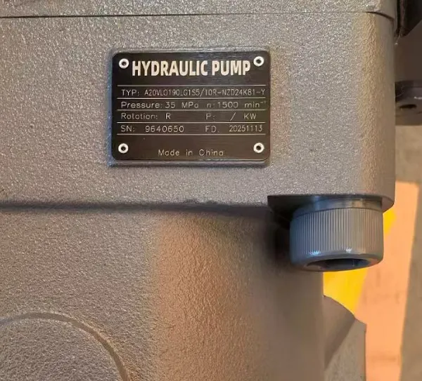 A20VLO Axial Piston Variable Double Pump A20VLO190LE2E/10L-NZD24N00-S A20VLO190EP6D/10L-NZD24N00H-S Hydraulic Piston Pump photo-5