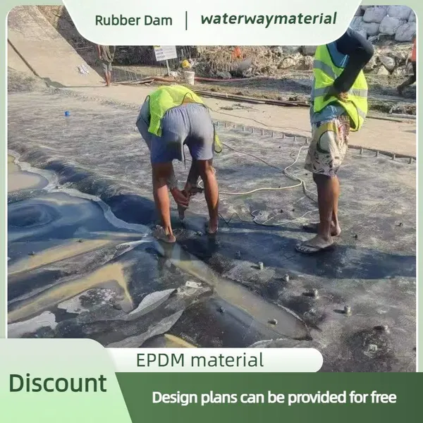 Foldable Rubber Dam for Flexible Water Level Control