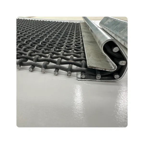 Customized Wear-resistant 65mn Steel Crimped Woven Wire Mesh Mine Sieve Vibrating Screen Mesh photo-4
