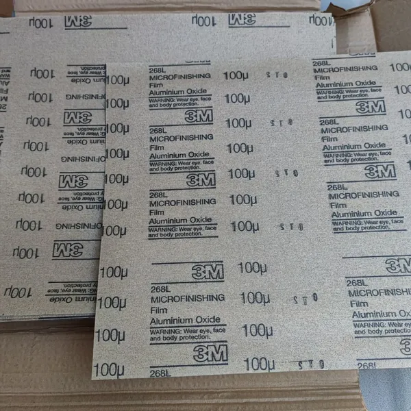 3M Microfinishing PSA Film Disc 268L Sheet Lapping Film Transparent Adhesive Self-bonding Sand Paper Polishing photo-4