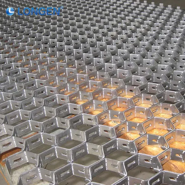Refractory Furnace Lining Furnaces Holder Lining Perforated Grid Alloys Hexmetal Mesh Tortoise Shell Net Industrial Grade