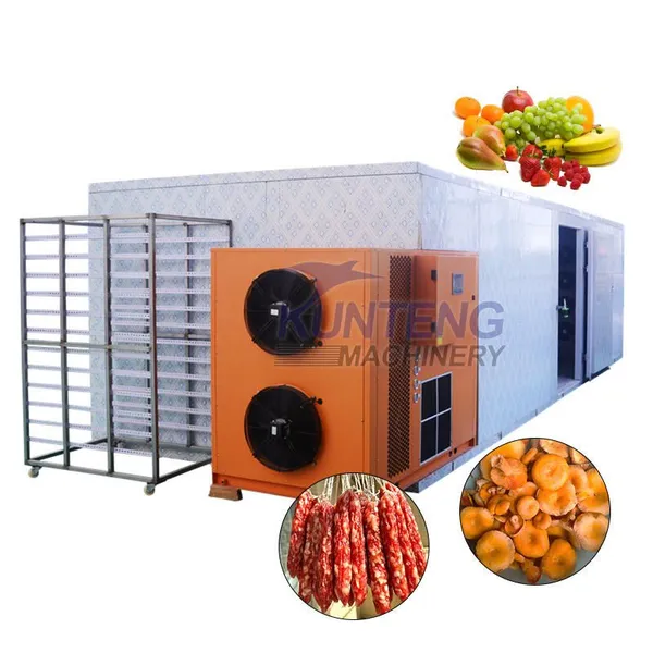 Sausage Drying Room with Temperature and Humidity Control Industrial Food Fruit Dehydrator Machine Mushroom Tray Dryer EPC