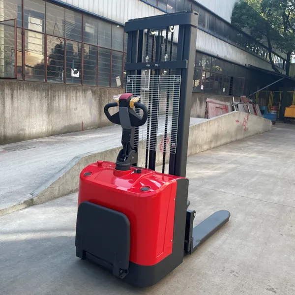 2026 Bestselling Full Electric Stacker 1500kg 2Ton 3M 4M 4.5M Battery Operated Pallet Stacker Indoor Stacking Handling photo-4