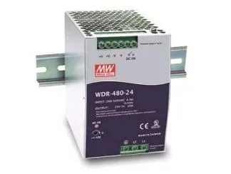 WDR-480-24 Meanwell Singel or Two Phose Ultra Wide Input Range 180~550VAC