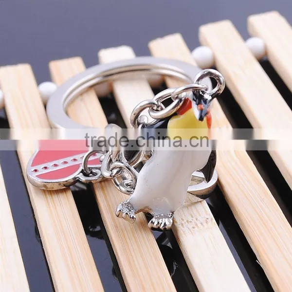 Pet Key Rings Wholesale Metal Pet Penguin Keychains photo-3