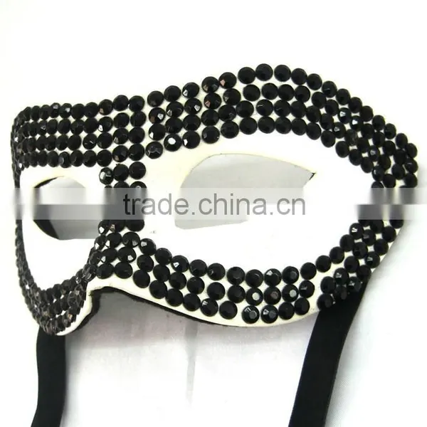 Custume Carnival Accessories HT-HF018 Plastic Half Face Party Eye Mask and Paper Party Eye Mask photo-3