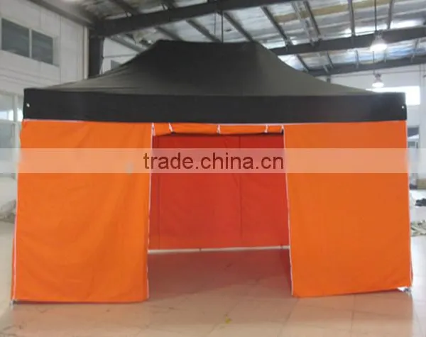 3m X4.5m Small Hexagon Folding Gazebo With Window and Door Walls photo-4