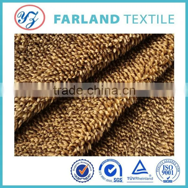 New Design Fabric Sunflower Cashmere Shu Velveteen Fabric , Fashionable & Unique photo-2
