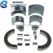 LNG9 Grade Permanent Cast / Sintered AlNiCo 5 Magnets Ring, Block, Rod, Arc