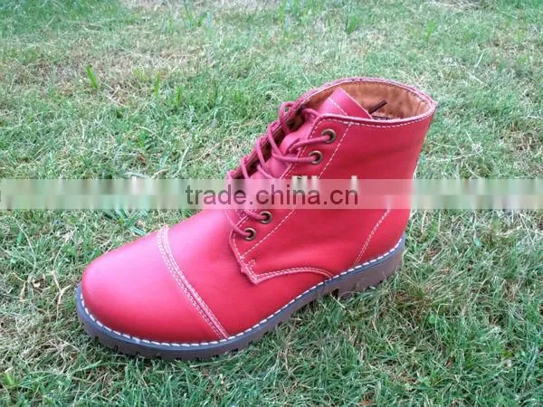Autumn Winter Women Red Martin Boots Non Slip Locomotive Boots