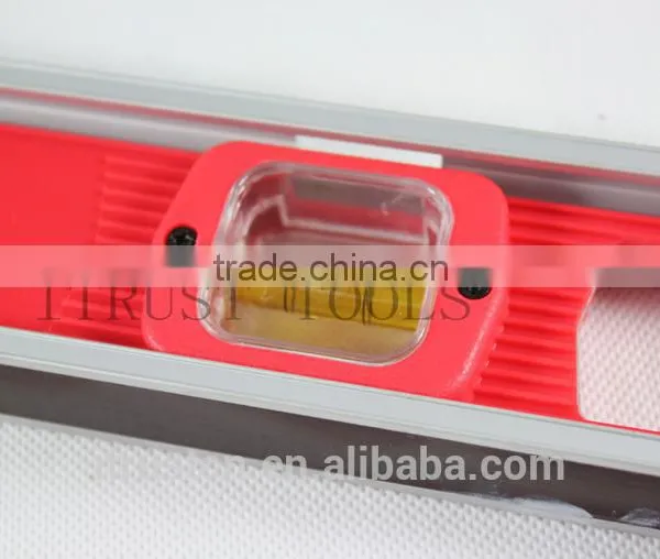 Plastic AndAluminium Spirit Level With Magnetic 3 Level Bubble MT2014 photo-5