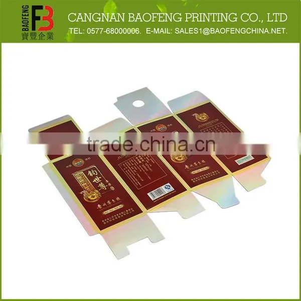 Customized Recyclable Red Paper Wine Box/Printed Single Bottle Wine Box For Gift photo-5