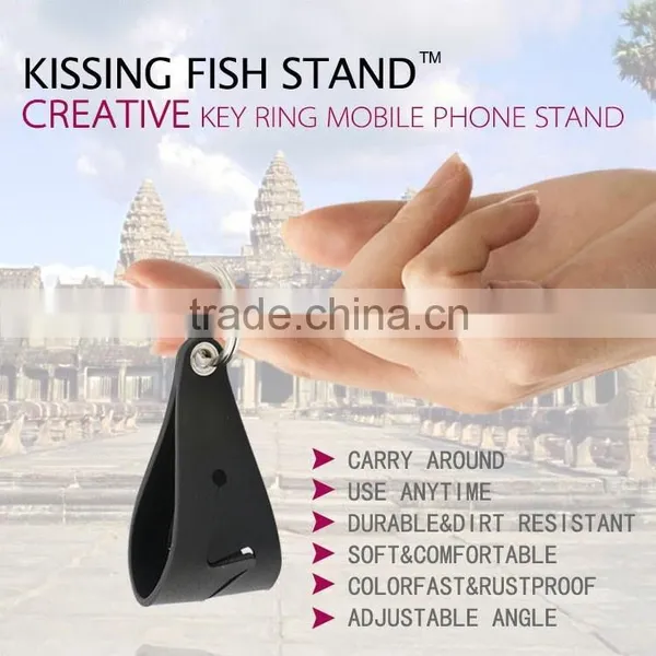 Cute Keyring Mobile Phone,keychain With Stand Function for Phone ,Keychain Cell Phone Cradle photo-6
