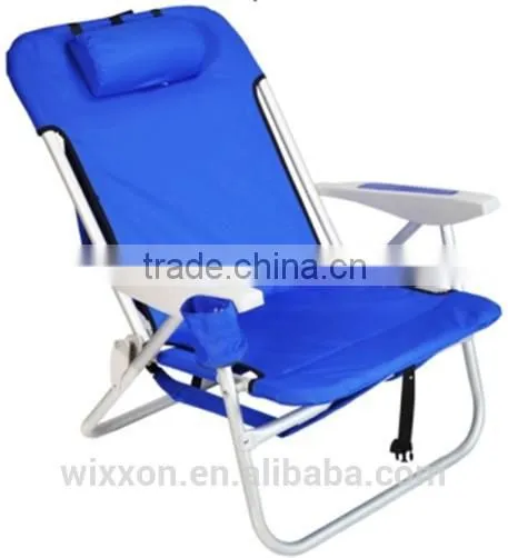 Foldable Beach Chair With Arms And Carry Case