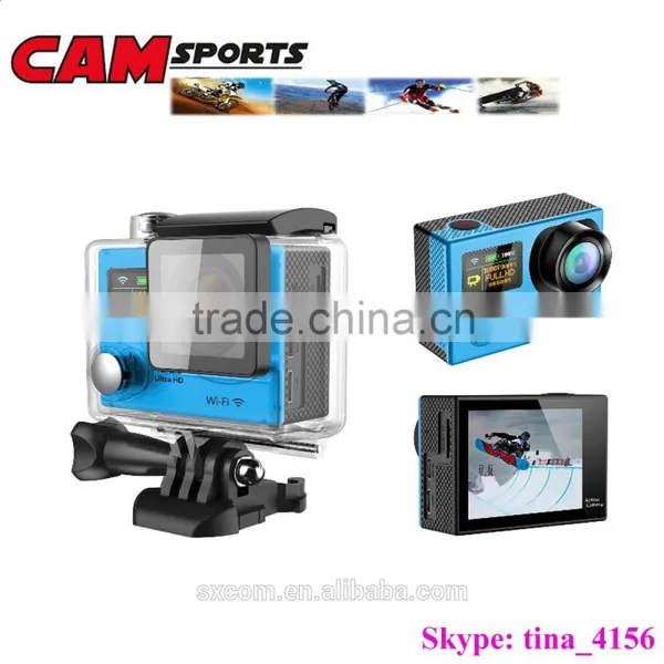Sport Camera Utlra HD 4K 15fps WiFi Dual Screen 2.0" LCD Main Screen: 320*240 + 0.95" OLED State Screen photo-4