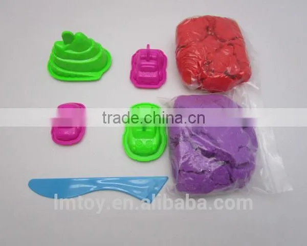Magic Vehicles Series Space Motion Sand , 500g Sand With 5 Modeling Mold and 1 Plate photo-4