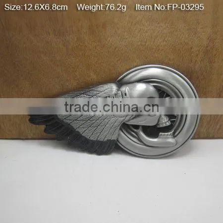 Pressing Zinc Alloy Fashion Famous Brand Logo Color Plate Belt Buckle photo-3
