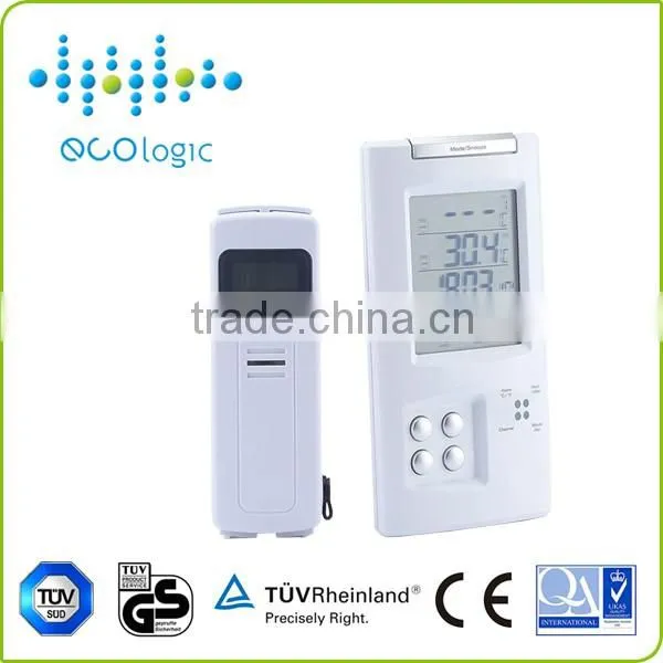 Wireless indoor outdoor temperature clock Weather Station