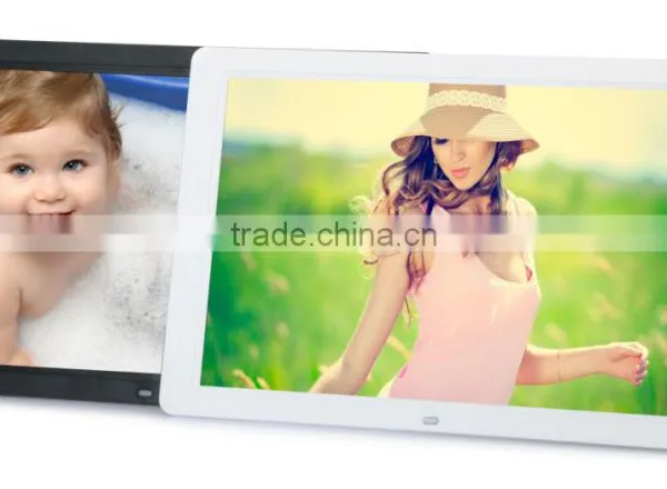 High Quality 15 Inch Digital Photo Frame With Wooden Frame 15 Inch Digital Photo Frame With Muti Function photo-5
