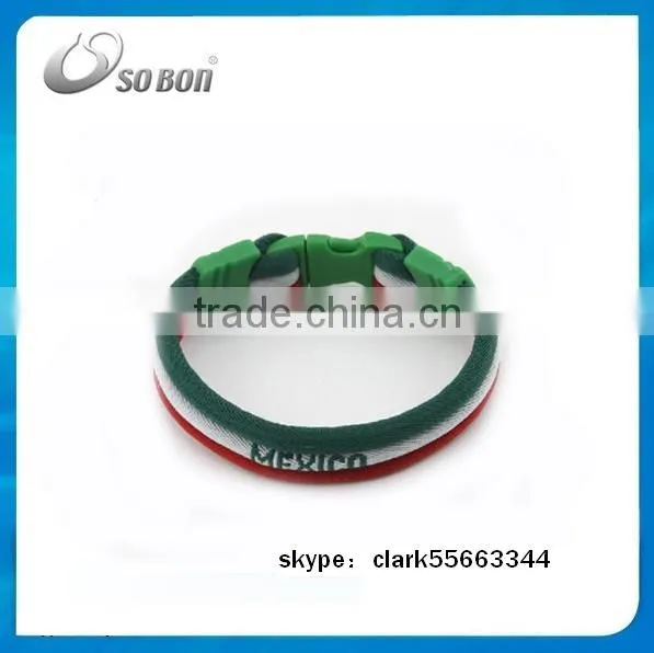 Best Selling Wholesale Bracelet Country Flag Wristband for Promotion photo-6
