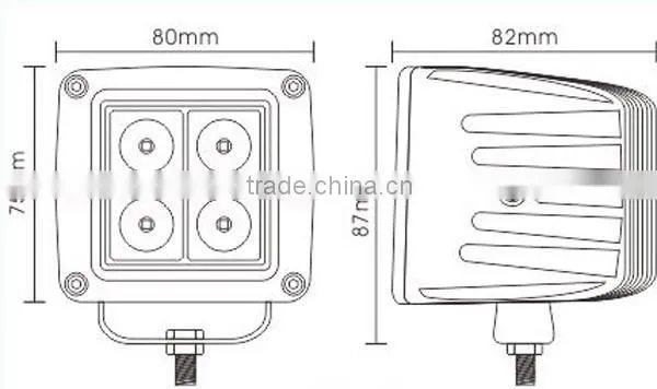 20W Energy-saving 12V Led Car Work Light Off-road Vehicles photo-3