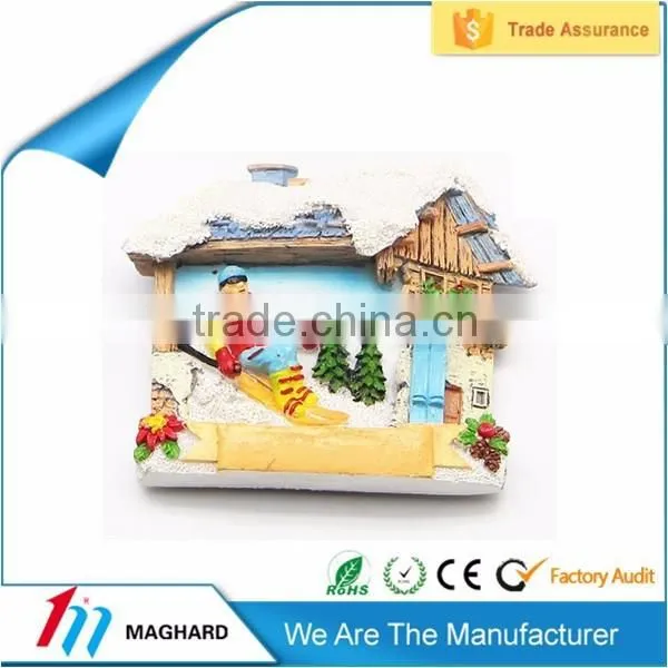 China Supply Directly OEM Customized Resin 3d Fridge Magnets/ Tourist Souvenir Fridge Magnet photo-3