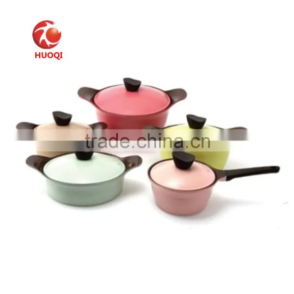 HQ Aluminum Die Cast Ceramic Cookware Set