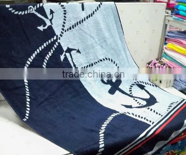 2015 New Design Magic Beach Towel Pure Cotton Velvet Towel for Wholesales photo-5