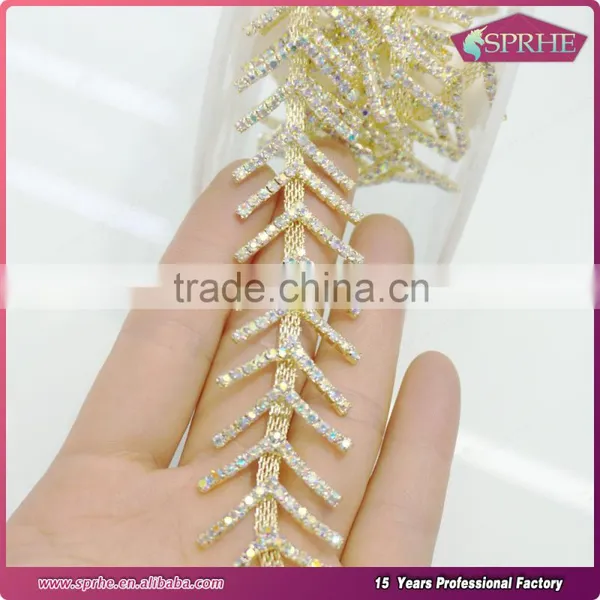 Roll Rhinestone Sparse Cup Chain
