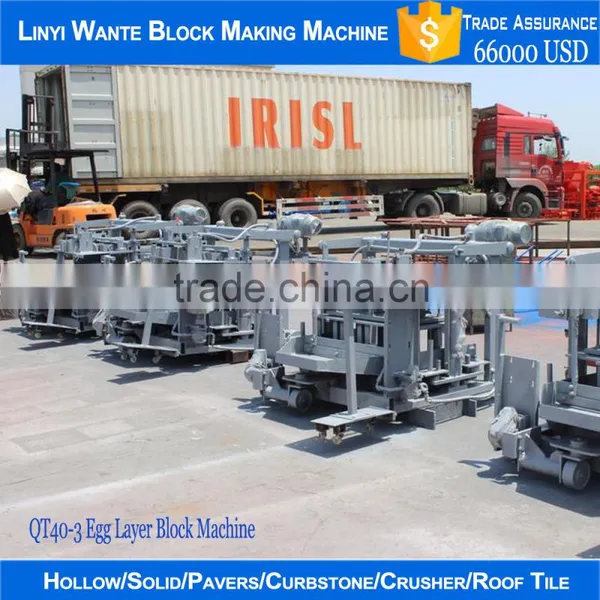 Equipment From China for the Small Business,QT40-3 Lightweight Movable Concrete Block Making Machine photo-5