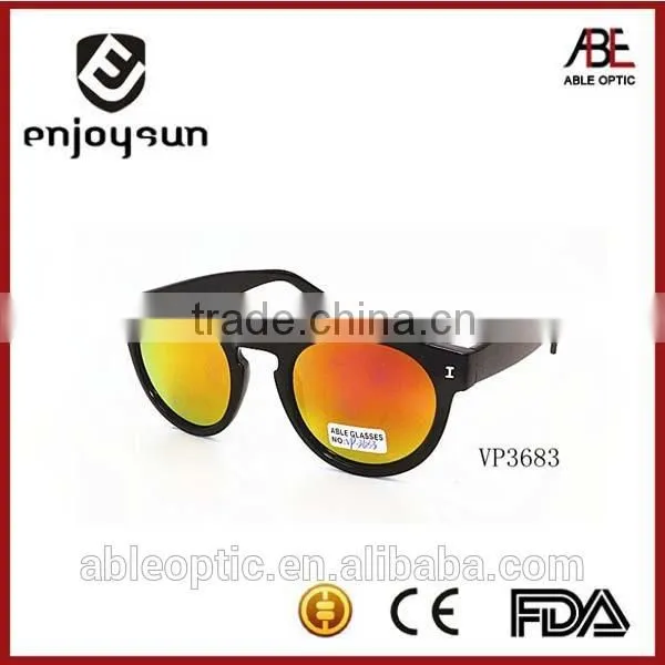 Lady Colorful Injection Round Sunglasses photo-4