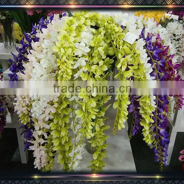 Artificial Wisteria Silk Flower Wall Decoration photo-2