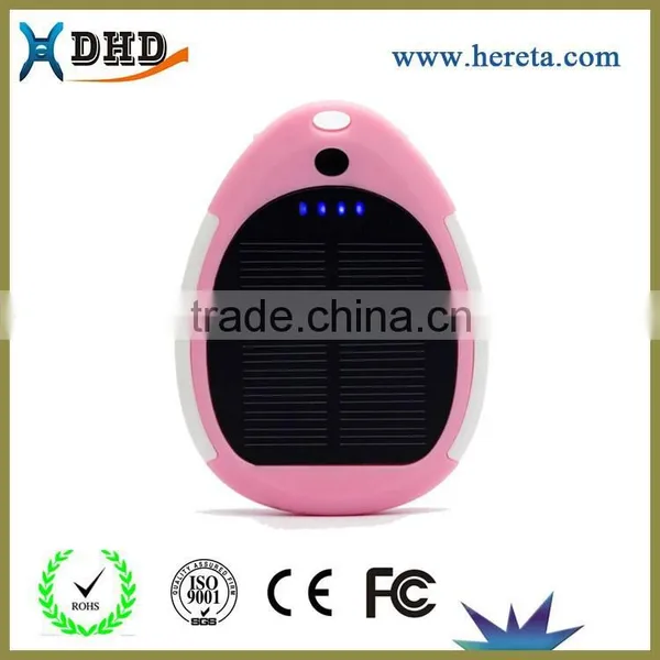 Universal Portable solar power bank solar phone charger
