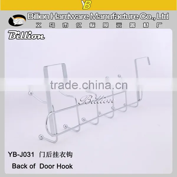 Silver Over the Door Hooks Railks for Bags and for Clothing photo-4