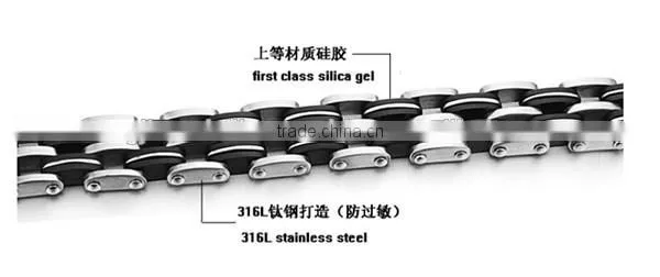 Fashion Power Energy Balance Titanium Magnetic Bracelet for Man photo-4
