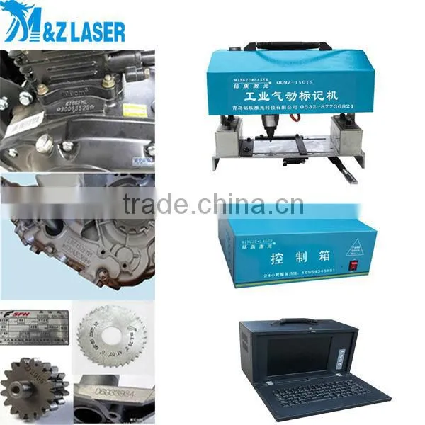 Hot Sale Nameplate Automobile and Motorcycle Parts Vehicle Toyota Chassis Number Portable Pneumatic Marking Machine