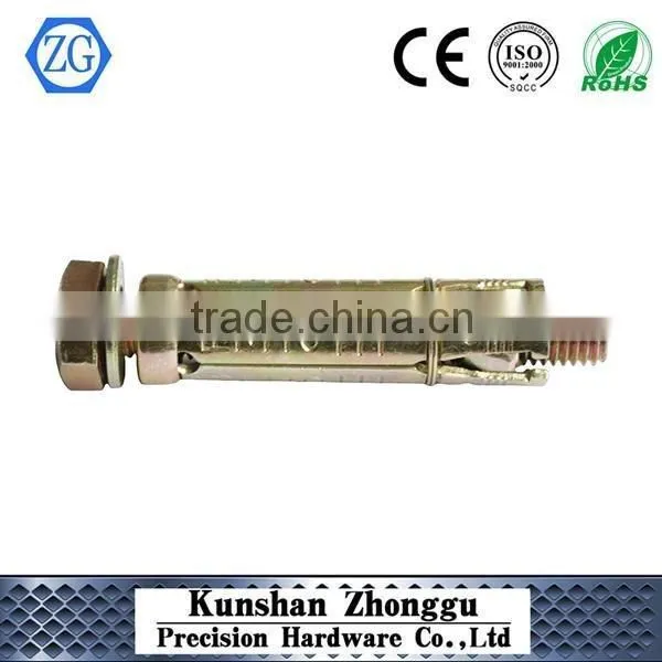 Sleeve Anchor With Hex Bolt Mild Carbon Steel Blue White Zinc M10*80 photo-3