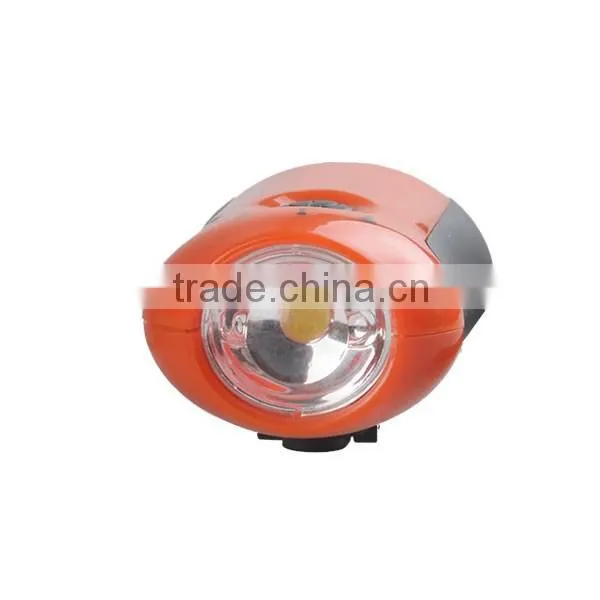 3 Modes Light Portable Plastic Dynamo LED Flashlight photo-2