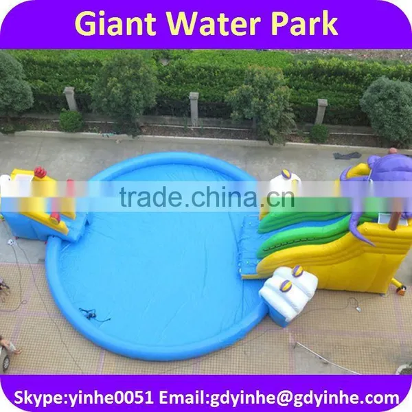 2016 Giant Inflatable Pool Slide for Adult, Inflatable Pool With Slide Quality Choice photo-4