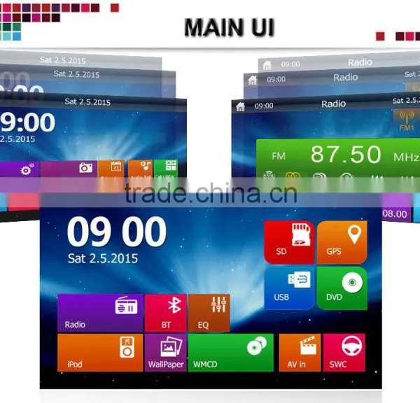 6.2'' WithUSB/SD/DVD Car Radios With Bluetooth Supplier's Choice