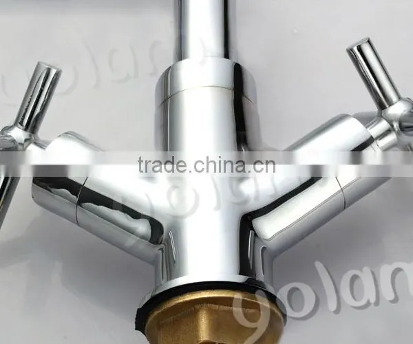 YL802811 New Design Single Handle Brass Kitchen Mixer photo-3